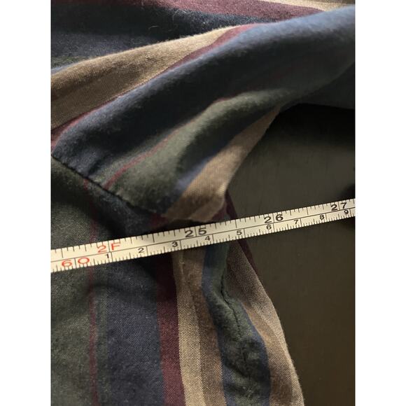 Vintage Ely Plains Western Shirt – XL – Striped Snap Button - Picture 6 of 7